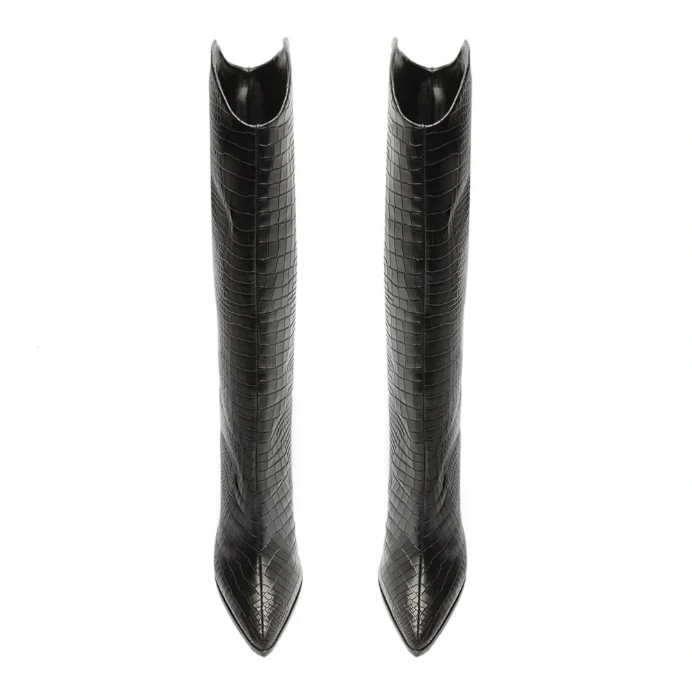 Schutz knee high block boots - Picture 2 of 7